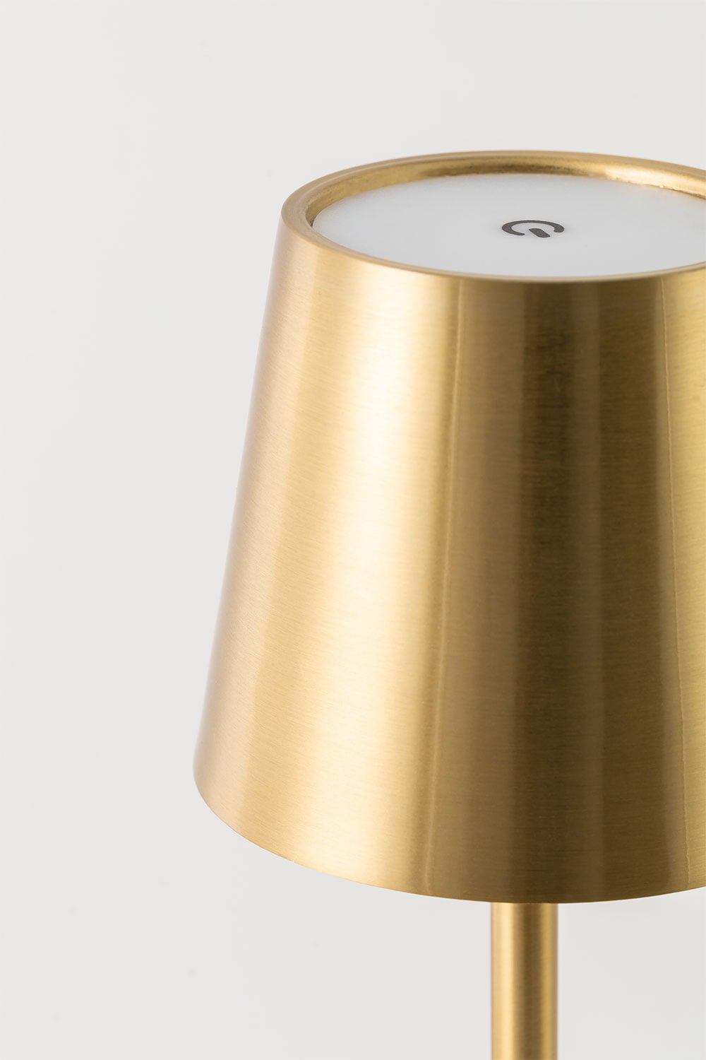 Lámpara de mesa LED inalámbrica en hierro Albaid